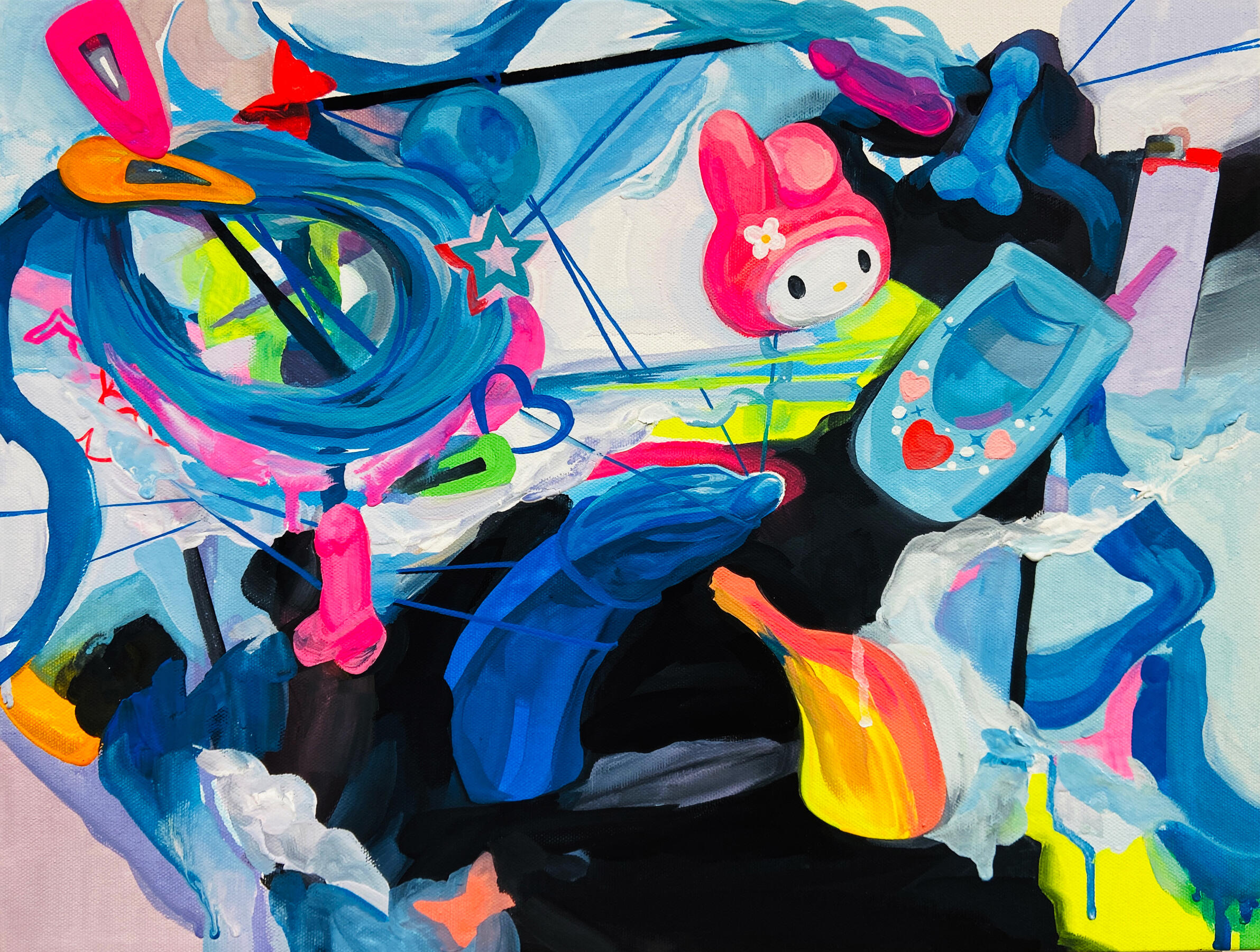 and if it&#39;s all just a dream will our love still softly gleam 2022 poster color on canvas