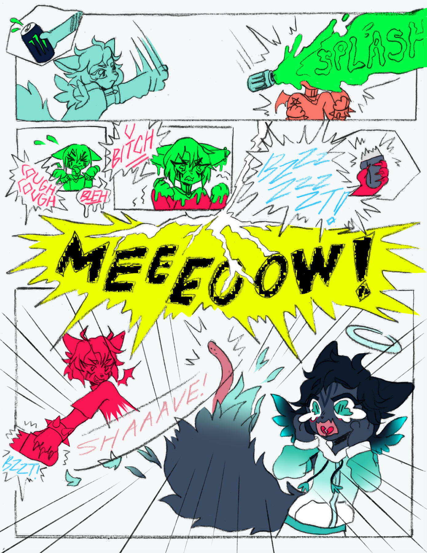 CAT FIGHT page 3